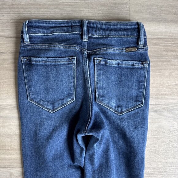 KANCAN distressed Blue jeans Size 5 / 26‎ Style #VBK1437A Cut #30728 - Picture 10 of 11